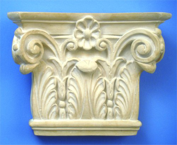 USA Made Pilaster Top Wall Mount - Top finial made of lightweight resin